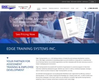 Edgetrainingsystems.com(Leadership Development Skills Assessment Coaching) Screenshot