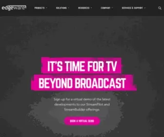 Edgeware.tv(Deliver OTT & IPTV with an amazing experience) Screenshot