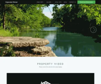 Edgewater-Retreat.com(A Little Bit of Heaven on the Guadalupe River) Screenshot