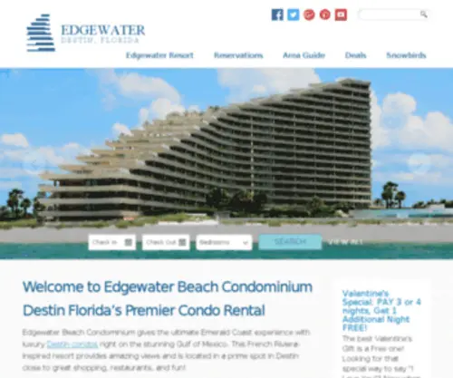 Edgewaterbeach.com(Edgewater) Screenshot