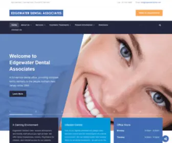 Edgewaterdental.com(Edgewater Dental Associates) Screenshot