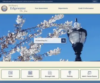 Edgewaternj.org(Edgewater Borough) Screenshot