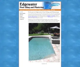 Edgewaterpools.com(Pool refinishing) Screenshot