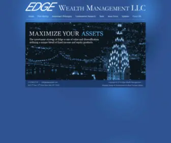 Edgewealth.com(Strategic investment management. the investment strategy at edge) Screenshot