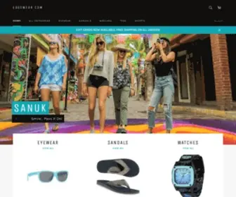 Edgewear.com(EDGEWEAR Reef sandals Oakley sunglasses Nixon watches Sanuk Obey more) Screenshot