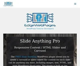 Edgewebpages.com(Slide Anything Content/HTMLSlider) Screenshot