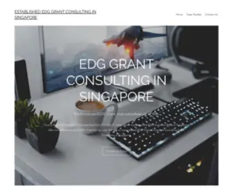 Edggrantconsultant.com(Grant Consulting in Singapore) Screenshot