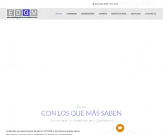 EDGM.com.ar(Escuela de Gastronomia Moron) Screenshot