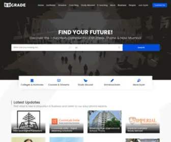 Edgrade.com(Education portal Mumbai) Screenshot
