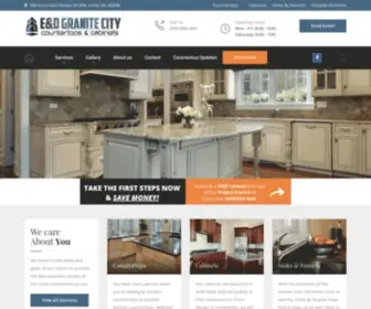 Edgranitecity.com(Countertops In Lawrenceville GA) Screenshot