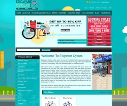 Edgwarecycles.co.uk(Edgwarecycles) Screenshot