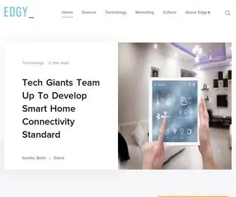 Edgy.app(Edgy Labs Home) Screenshot