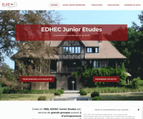 EdhecJe.com(EDHEC Junior Etudes) Screenshot