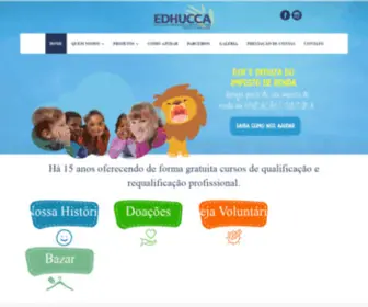 Edhucca.org.br(Escola de desenvolvimento Humano "Casa do Caminho") Screenshot