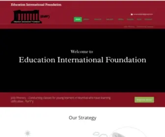 Edi-Foundation.org(Education International Foundation) Screenshot