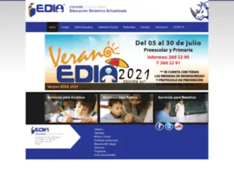 Edia.edu.mx(Colegio EDIA) Screenshot