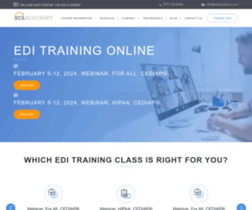 Ediacademy.com(EDI Training) Screenshot