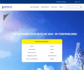 Edialux.be(Duurzame oplossingen voor netelige huis) Screenshot