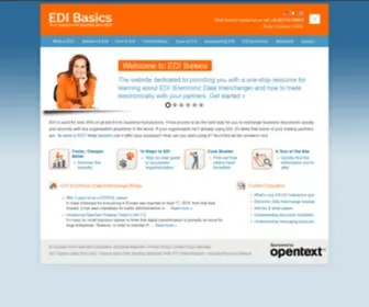 Edibasics.co.uk(EDI Basics) Screenshot