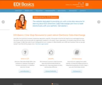 Edibasics.com(EDI Basics) Screenshot