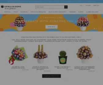 Edibleblooms.co.uk(Chocolate Hampers & Edible Gifts UK) Screenshot