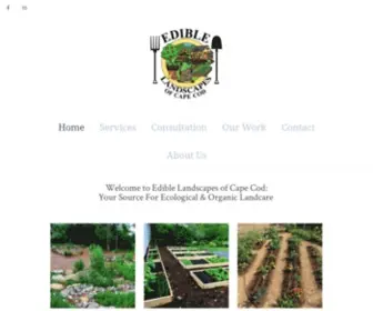 Ediblelandscapes.net(EDIBLE LANDSCAPES OF CAPE COD) Screenshot