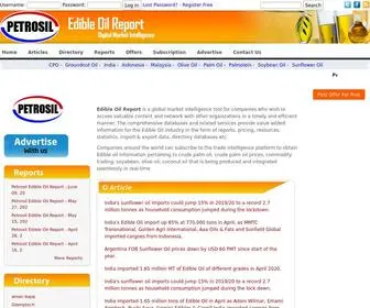 Edibleoilreport.com(Edible Oil Report) Screenshot