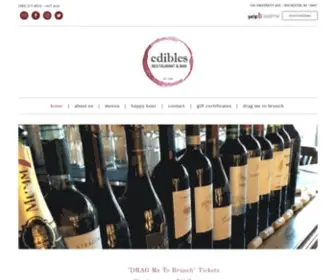 Ediblesrochester.com(Edibles Restaurant & Bar) Screenshot