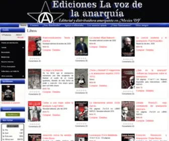 Edicionesanarquistas.net(Libros) Screenshot