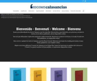 Edicionescalasancias.org(Ediciones Calasancias) Screenshot