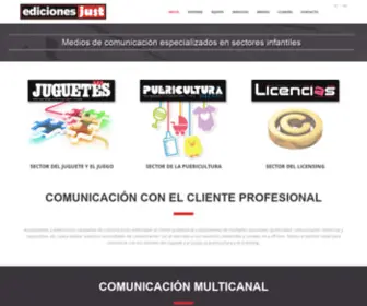 Edicionesjust.com(Ediciones Just) Screenshot