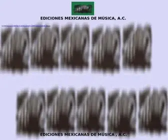 Edicionesmexicanasdemusica.com(EDICIONES MEXICANAS DE MUSICA A.C) Screenshot