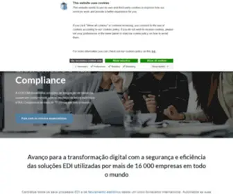 EdicomGroup.com.br(Desenvolvimento de soluções globais para o Intercâmbio Eletrônico de Dados (EDI)) Screenshot