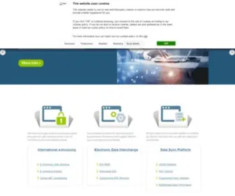 EdicomGroup.com(Internationaal marktleider in de ontwikkeling van EDI) Screenshot