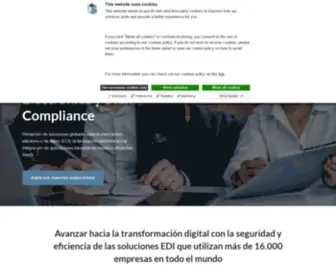 EdicomGroup.es(Desarrollo de soluciones globales para el intercambio electrónico de datos (EDI)) Screenshot