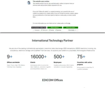 Edicomitems.com(Contact EDICOM ) Screenshot