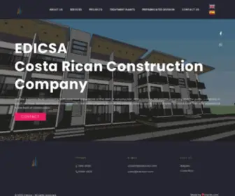 Edicsacr.com(Edificadora Costarricense) Screenshot