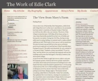 Edieclark.com(The Work of Edie Clark) Screenshot