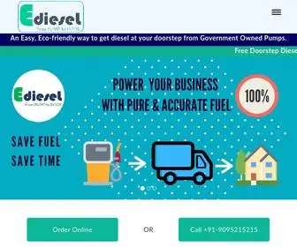 Ediesel.in(Order Diesel online for Home Delivery) Screenshot