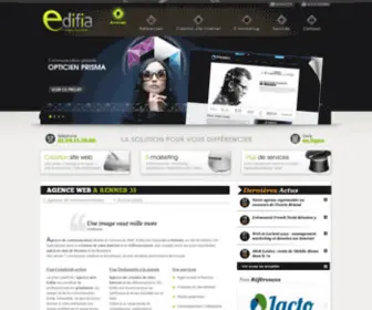 Edifia-Web.fr(Agence web à Rennes) Screenshot