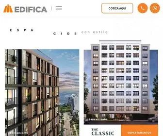 Edifica.com.pe(Venta de Departamentos y Oficinas en Lima) Screenshot