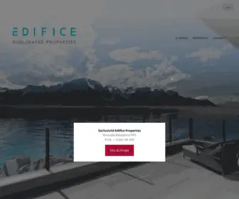 Edifice-Properties.ch(Accueil) Screenshot