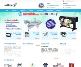 Edificeindia.com(HP Large Format Printers) Screenshot