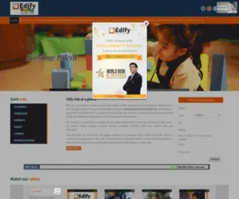 Edifykids.com(Edify kids school) Screenshot