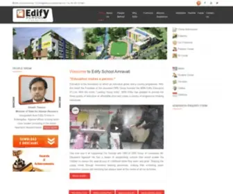 Edifyschoolamravati.com(Best Schools in Amravati) Screenshot