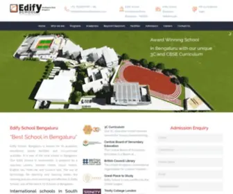 Edifyschoolbengaluru.com(Best school in bengalore) Screenshot