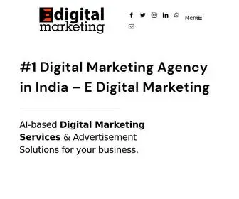 Edigitalmarketing.co.in(E Digital Marketing) Screenshot