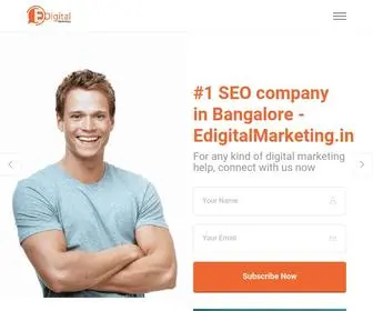 Edigitalmarketing.in(SEO company Bangalore) Screenshot