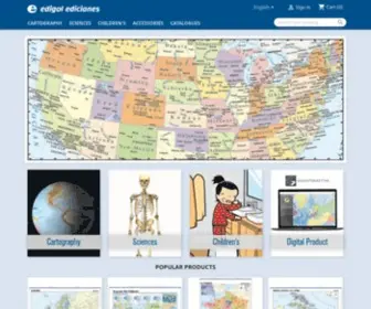Edigol.com(Láminas didácticas) Screenshot