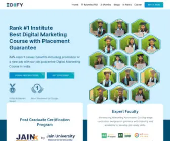 Ediify.com(Best Digital Marketing Course in India with 100% Placement Guarantee) Screenshot